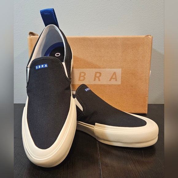 Obra Other - OBRA slip on canvas black/blue/ off white mens